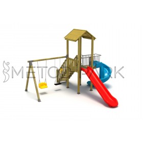 63 A Standard Wooden Playground